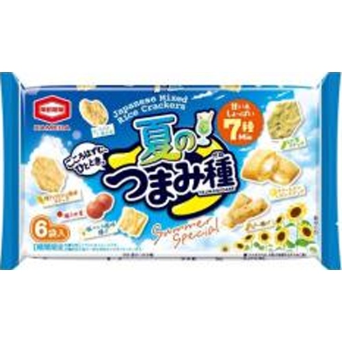 亀田 夏のつまみ種 ９０ｇ 【新商品 6/16 発売】 □お取り寄せ品 【購入入数１２個】
