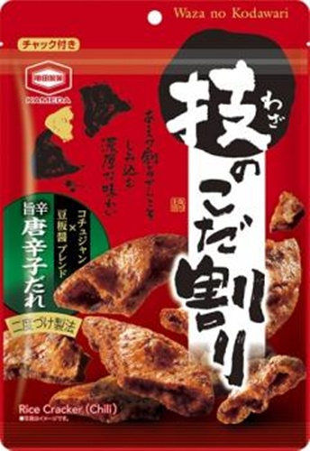 亀田 技のこだ割り 旨辛唐辛子１００ｇ 【新商品 9/1 発売】 □お取り寄せ品 【購入入数６個】