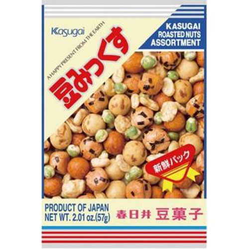 春日井製菓 ロング特輸豆みっくす ５７ｇ □お取り寄せ品 【購入入数２４個】