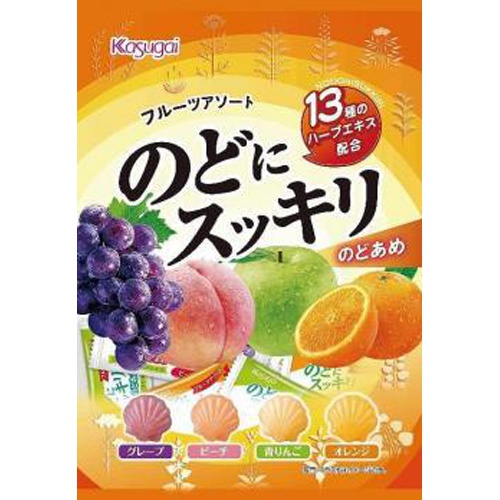 Ｎのどにスッキリマイルドフルーツ１１８ｇ 【今月の特売 菓子】 △ 【購入入数１２個】