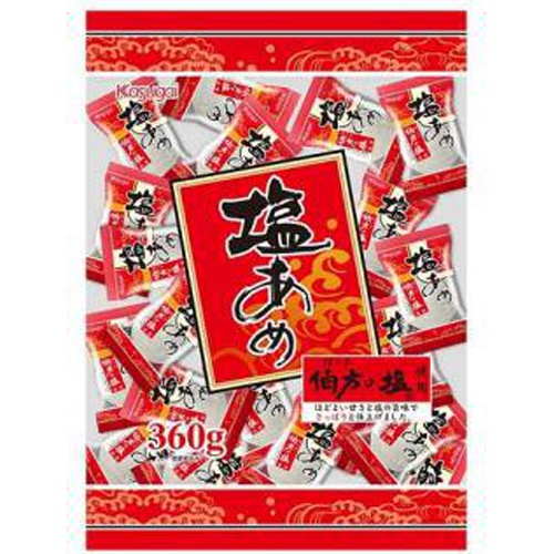 春日井製菓 塩あめ ３６０ｇ □お取り寄せ品 【購入入数１２個】
