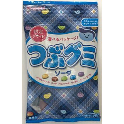 春日井製菓 Ｊつぶグミソーダ ８０ｇ △ 【購入入数６個】