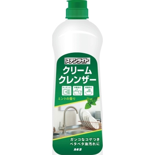 ステンライト クリームクレンザーミント４００ｇ □お取り寄せ品 【購入入数２４個】