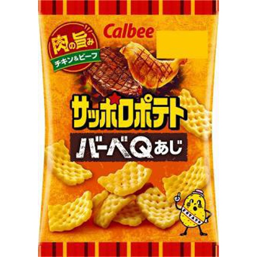 カルビー サッポロポテトバーベＱあじ ２４ｇ △ 【購入入数２４個】