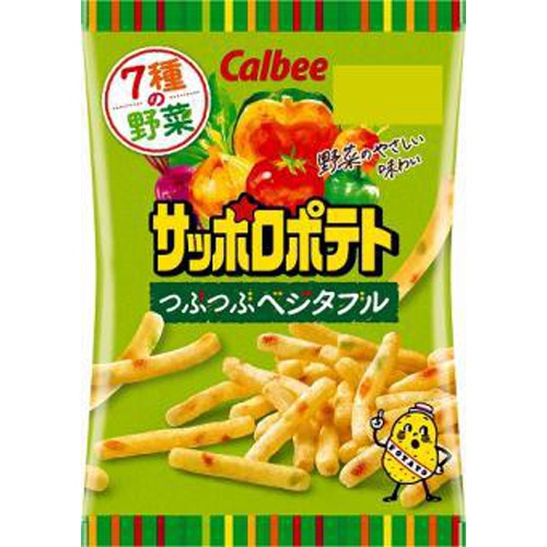 カルビー ２４ｇサッポロポテトつぶつぶベジタブル △ 【購入入数２４個】