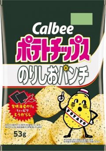 カルビー ポテトチップスのりしおパンチ ５３ｇ 【新商品 9/1 発売】 □お取り寄せ品 【購入入数１２個】
