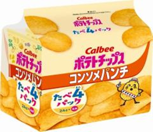 カルビー ポテトＣコンソメパンチたべよん ９６ｇ 【新商品 9/1 発売】 △ 【購入入数８個】
