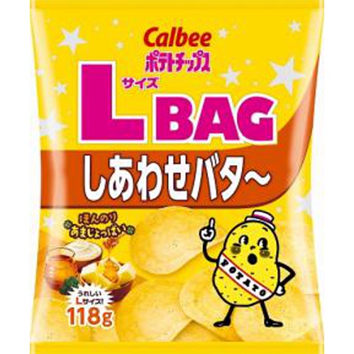 カルビー ポテトＬサイズ しあわせバタ～１１８ｇ □お取り寄せ品 【購入入数１２個】