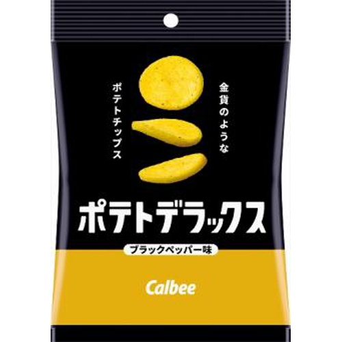 カルビー ポテトデラックス ブラックペッパー５０ｇ △ 【購入入数１２個】