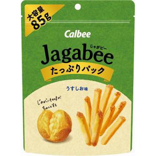 カルビー Ｊａｇａｂｅｅうすしお味たっぷり ８５ｇ △ 【購入入数１２個】