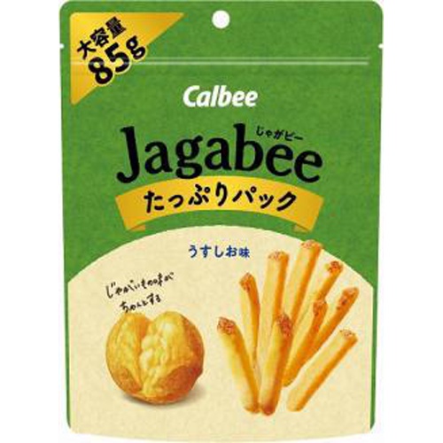 カルビー Ｊａｇａｂｅｅうすしお味たっぷり ８５ｇ □お取り寄せ品 【購入入数１２個】