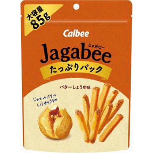 カルビー Ｊａｇａｂｅｅバターしょうゆ ８５ｇ □お取り寄せ品 【購入入数１２個】