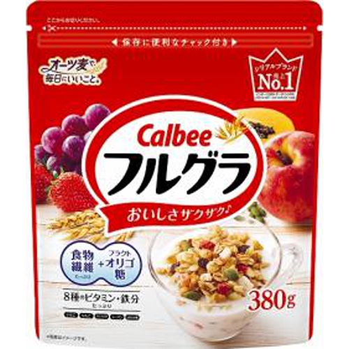 カルビー フルグラ ３８０ｇ 【今月の特売 嗜好食品】 △ 【購入入数８個】