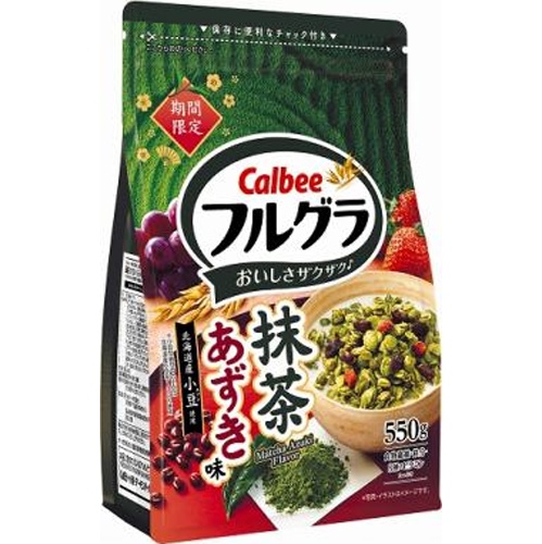 カルビー フルグラ 抹茶あずき味５５０ｇ 【新商品 3/17 発売】  【購入入数６個】
