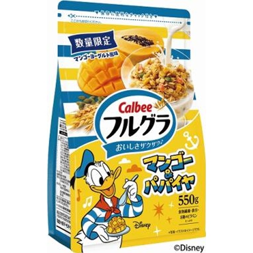 カルビー フルグラ マンゴー＆パパイヤ５５０ｇ  【購入入数６個】