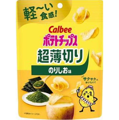 カルビー ポテト 超薄切りのりしお味４０ｇ 【新商品 7/21 発売】  【購入入数１２個】