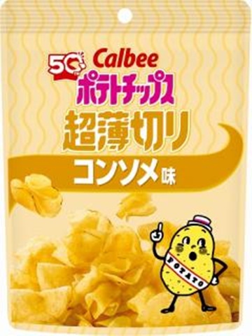 カルビー ポテト 超薄切りコンソメ味４０ｇ 【新商品 11/3 発売】 □お取り寄せ品 【購入入数１２個】