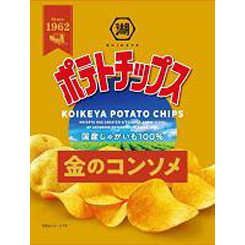 湖池屋 ポテトチップス 金のコンソメ６０ｇ 【今月の特売 菓子】 【購入入数１２個】