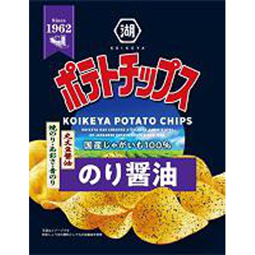 湖池屋 ポテトチップス のり醤油５０ｇ △ 【購入入数１２個】