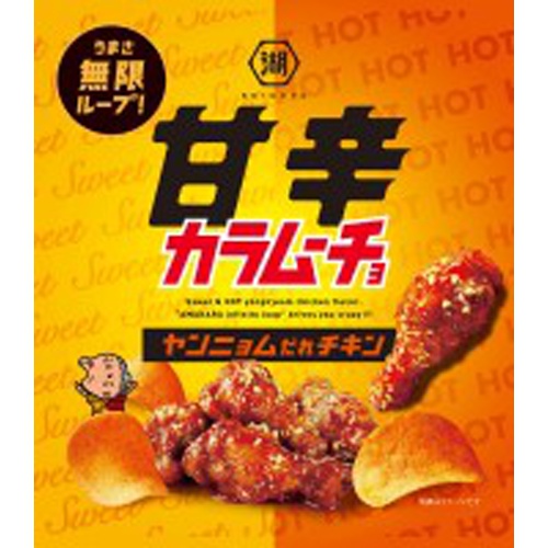 湖池屋 甘辛カラムーチョヤンニョムだれチキン５３ｇ 【今月の特売 菓子】 □お取り寄せ品 【購入入数１２個】