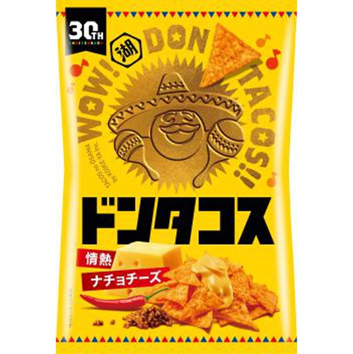 湖池屋 ドンタコス 情熱ナチョチーズ６０ｇ 【今月の特売 菓子】 △ 【購入入数１２個】