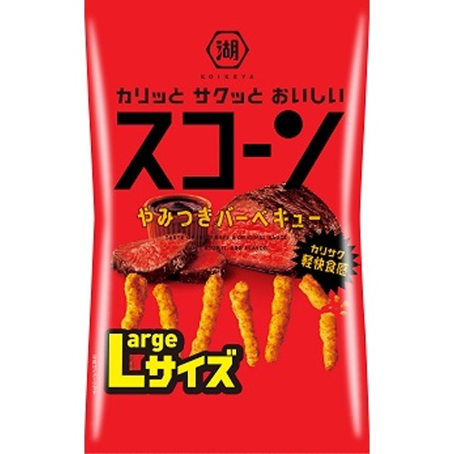湖池屋 Ｌスコーン やみつきバーベキュー１７０ｇ  【購入入数１２個】