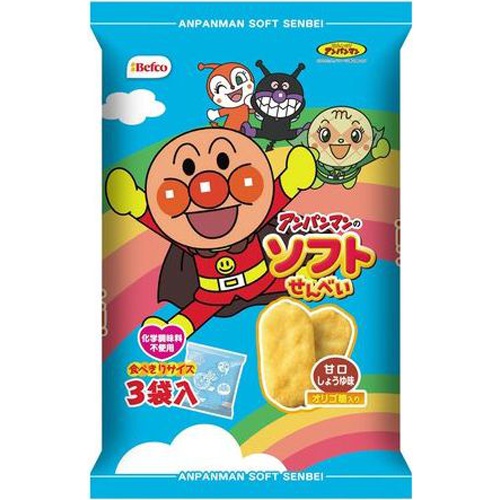 栗山米菓 アンパンマンのソフトせん４８ｇ 【今月の特売 菓子】 □お取り寄せ品 【購入入数１２個】