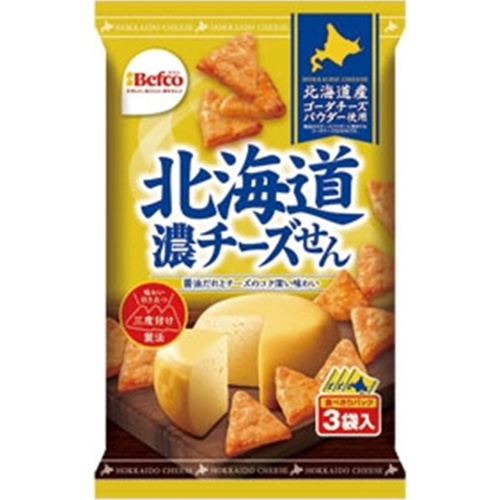 栗山米菓 北海道濃チーズせん ３袋 △ 【購入入数１２個】