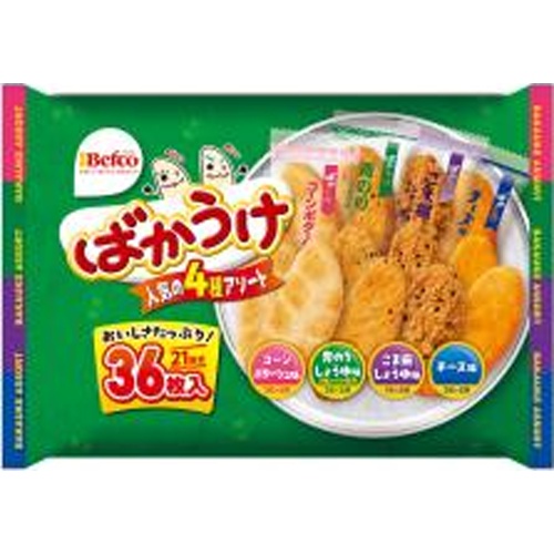 栗山米菓 Ｎばかうけアソート ３６枚 【新商品 3/31 発売】 【今月の特売 菓子】 □お取り寄せ品 【購入入数１０個】