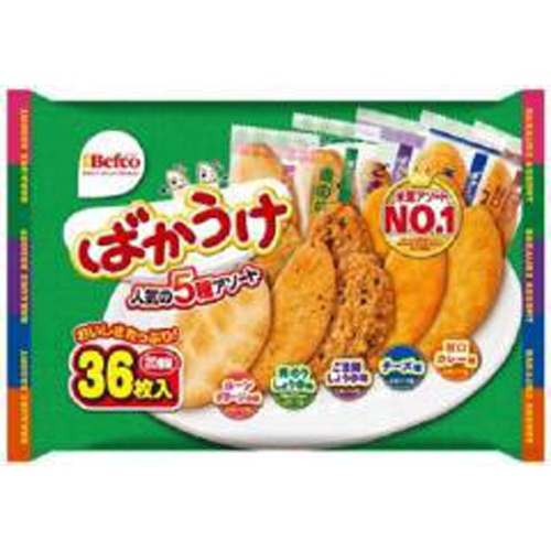 栗山米菓 ばかうけアソート ３６枚  【購入入数１０個】