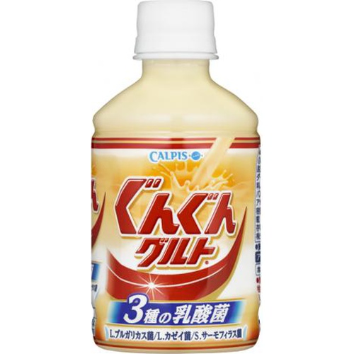 カルピス ぐんぐんグルト ３種の乳酸菌Ｐ２８０ｍｌ 【今月の特売 飲料水】 □お取り寄せ品 【購入入数２４個】