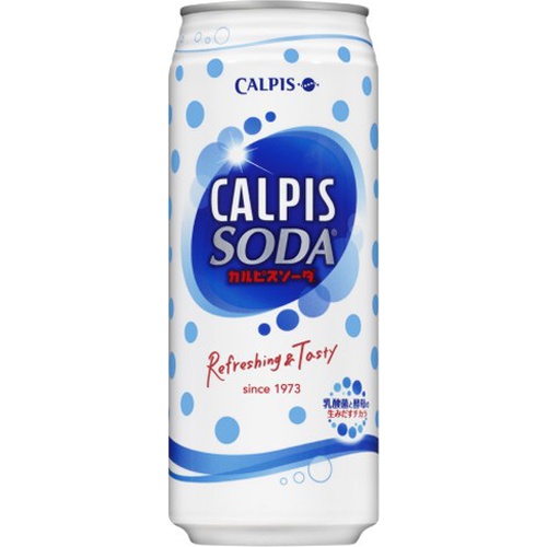 カルピスソーダ 缶５００ｍｌ 【今月の特売 飲料水】 □お取り寄せ品 【購入入数２４個】