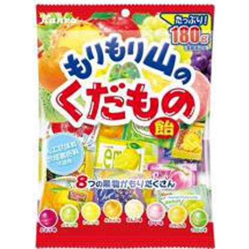 カンロ もりもり山のくだもの飴１８０ｇ □お取り寄せ品 【購入入数４８個】