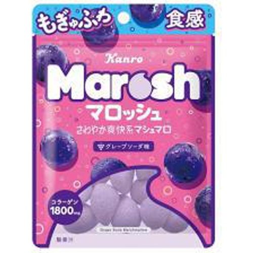 カンロ マロッシュ グレープソーダ味５０ｇ △ 【購入入数６個】