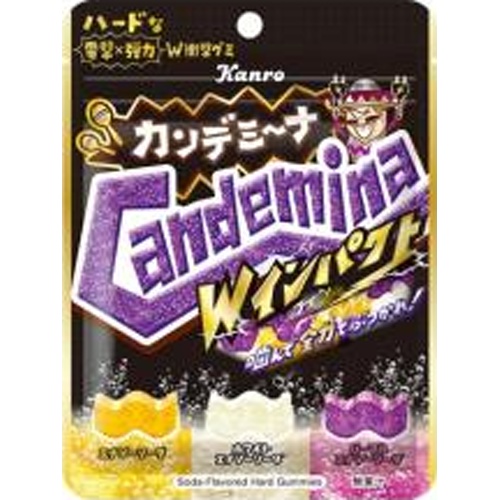 カンロ カンデミーナグミＷインパクト ７２ｇ △ 【購入入数６個】