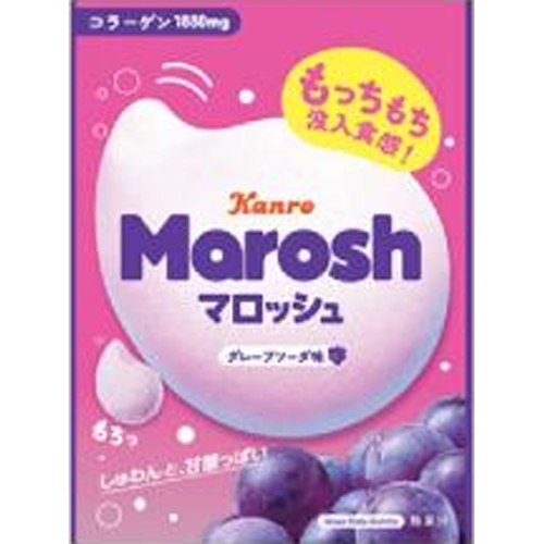カンロ マロッシュ グレープソーダ味５０ｇ 【新商品 7/7 発売】 □お取り寄せ品 【購入入数７２個】
