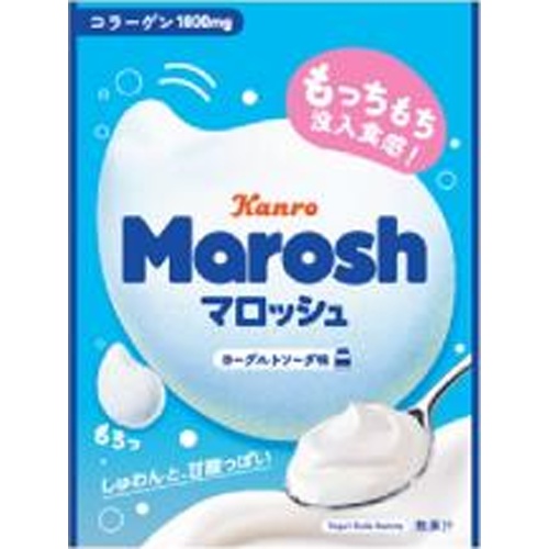 カンロ マロッシュ ヨーグルトソーダ味５０ｇ 【新商品 7/7 発売】 □お取り寄せ品 【購入入数７２個】