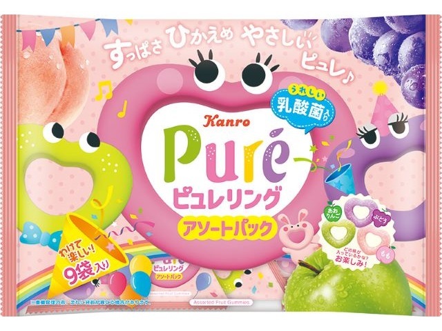 カンロ ピュレリング アソートパック ９２ｇ 【新商品 11/3 発売】 □お取り寄せ品 【購入入数１６個】