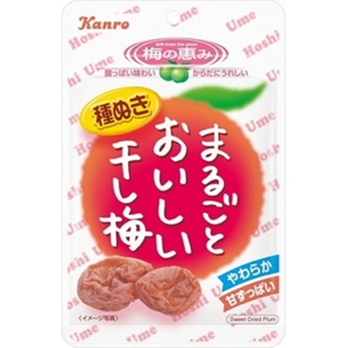 カンロ まるごとおいしい干し梅１９ｇ □お取り寄せ品 【購入入数６個】