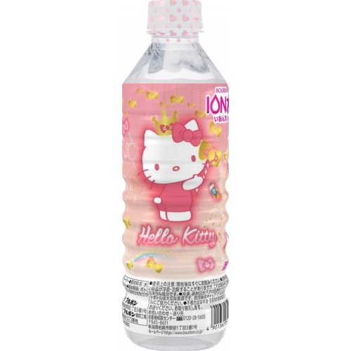 ブルボン サンリオキャラクターイオン水Ｐ５００ｍｌ △ 【購入入数２４個】