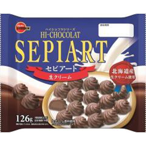 ブルボン １２６ｇセピアート生クリーム □お取り寄せ品 【購入入数２４個】