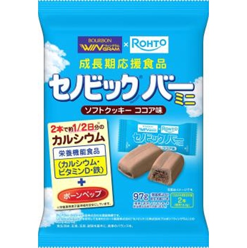 ブルボン セノビックバー ココア味９７ｇ □お取り寄せ品 【購入入数２４個】