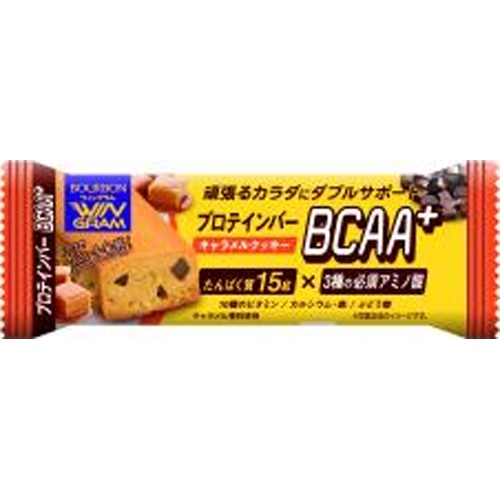ブルボン プロテインバーＢＣＡＡ＋キャラメル４０ｇ □お取り寄せ品 【購入入数１０８個】
