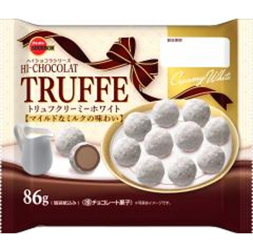 ブルボン トリュフクリーミーホワイト ８６ｇ 【新商品 3/25 発売】 □お取り寄せ品 【購入入数２４個】
