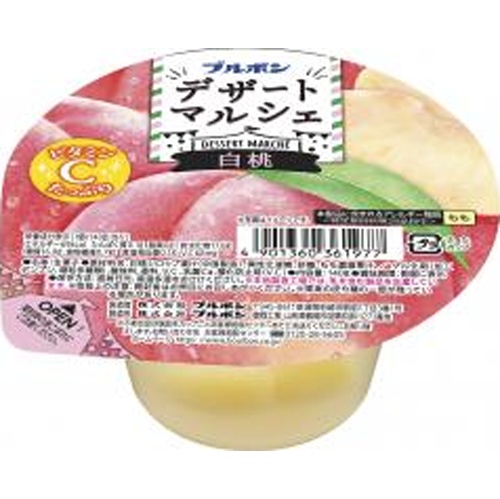 ブルボン デザートマルシェ 白桃１４０ｇ △ 【購入入数１２個】