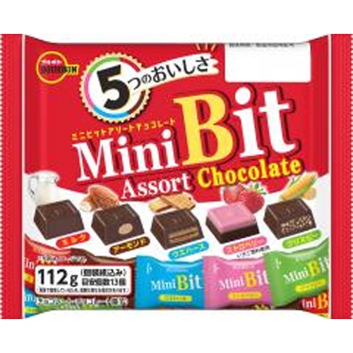 ブルボン ミニビットアソート １１２ｇ 【新商品 3/25 発売】 △ 【購入入数１２個】