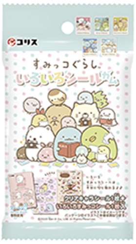 コリス すみっコぐらし いろいろシールガム 【新商品 9/1 発売】 □お取り寄せ品 【購入入数１８０個】