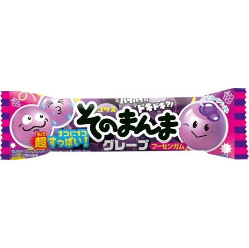 コリス そのまんまグレープフーセンガム  【購入入数２０個】