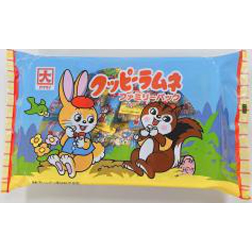 カクダイ クッピーラムネ ファミリーパック２５袋 □お取り寄せ品 【購入入数１２個】