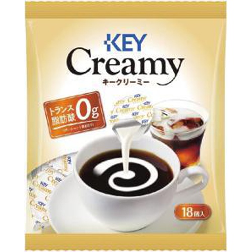 キー クリーミーポーション １８Ｐ 【今月の特売 嗜好飲料】 □お取り寄せ品 【購入入数２０個】